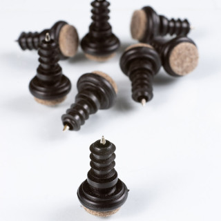 Ändplugg med filt, flexibel vinklel, invändigt rörskydd