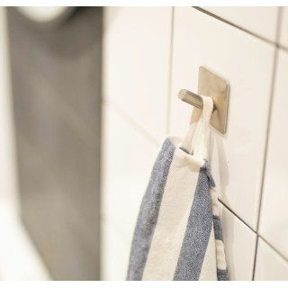 Liimakoukku harjattua terästä