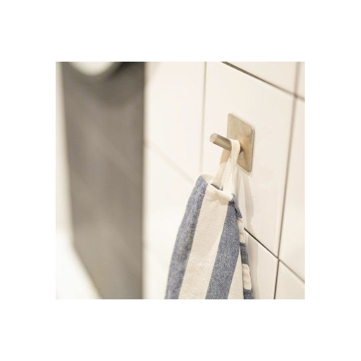 Liimakoukku harjattua terästä