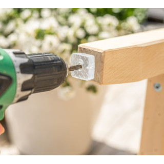 Anti Slip läpinäkyvät huonekalutyynyt, kumissa ruuvilla varustettuna