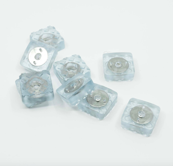 Möbeltassar gummi med skruv