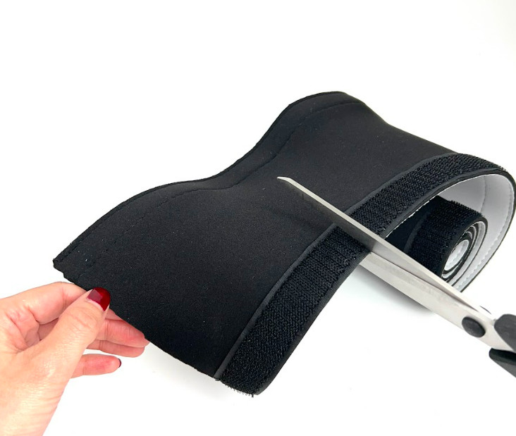 Kaapelipidikkeet, kaapelisukat tarranauhalla