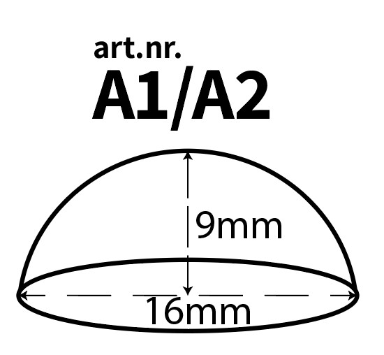 Puskurityynyt huonekaluille, kumia, itseliimautuva