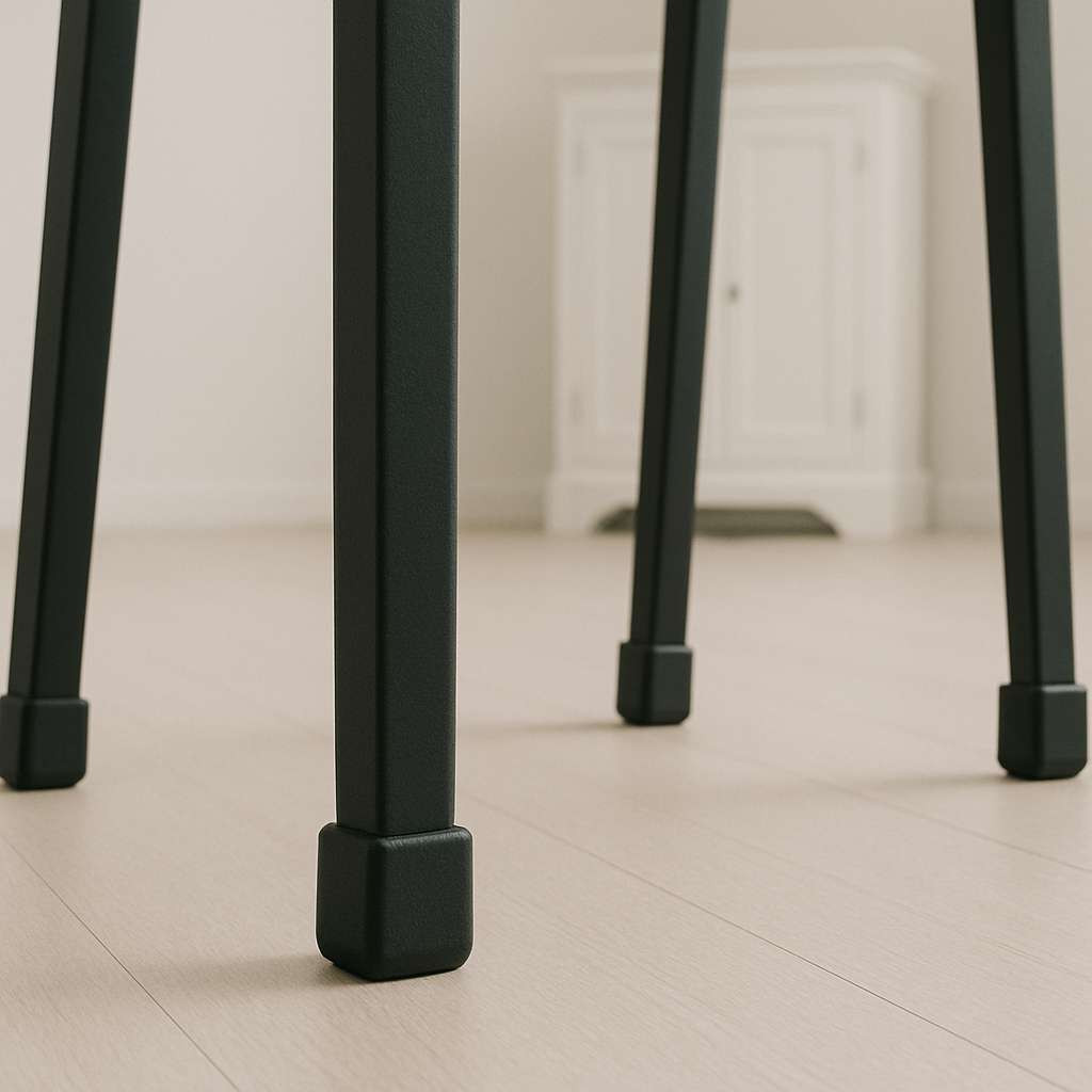 Tuolien jalkojen suojukset, ulkopuolinen neliö, muovia